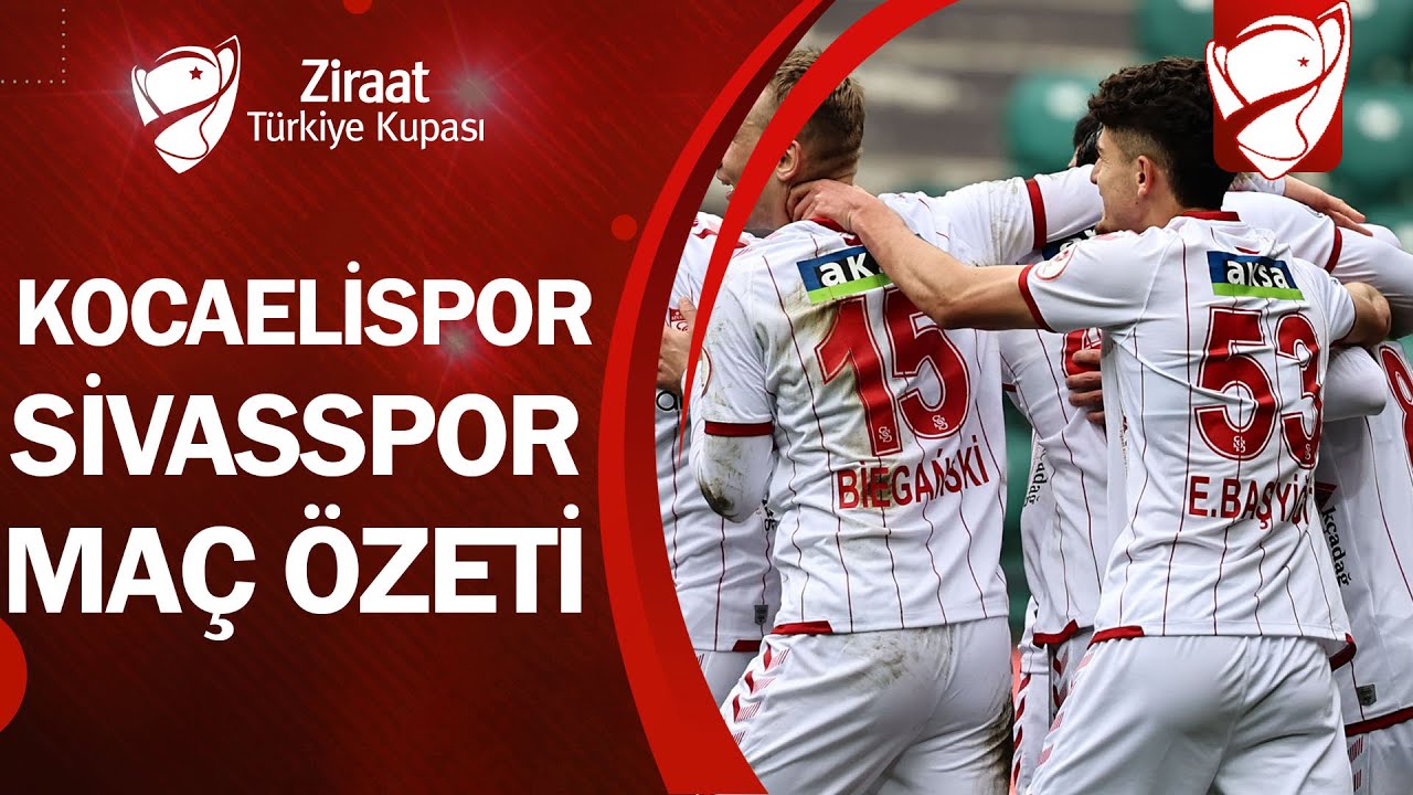 Kocaelispor 0-2 Sivasspor MAÇ ÖZETİ | Ziraat Türkiye Kupası D Grubu | 04.02.2025