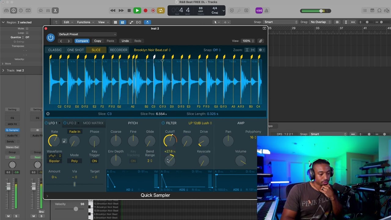 Учебное пособие по R&B-битам в Logic Pro X (файлы проекта включены)
