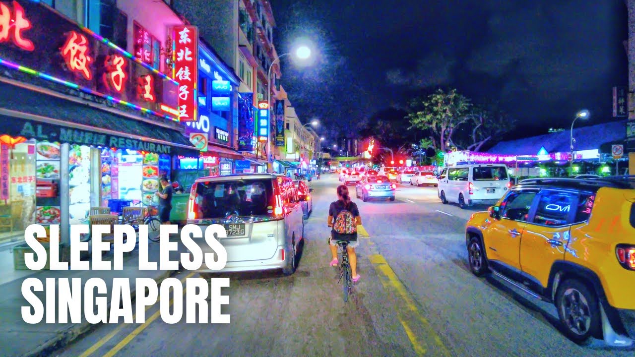 Singapore Geylang to Chinatown Singapore Cycling Tour (2020)