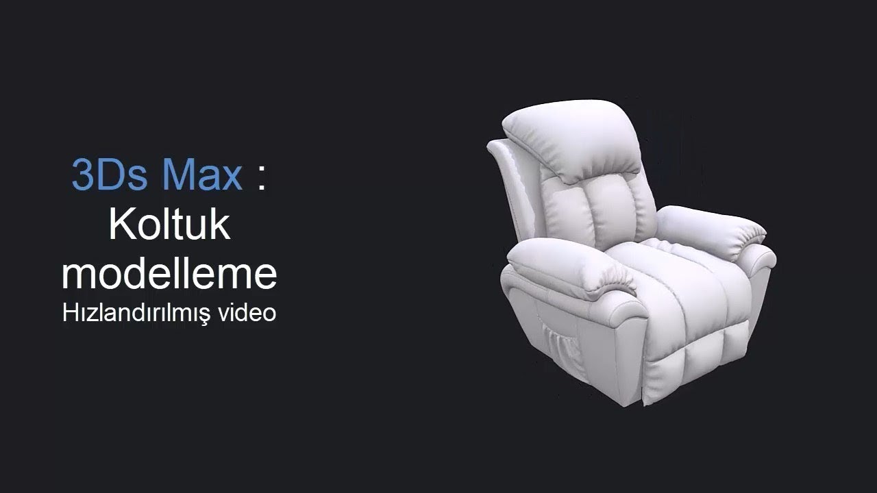 Sofa modeling timelaps: 3Ds Max - Marvelous designer