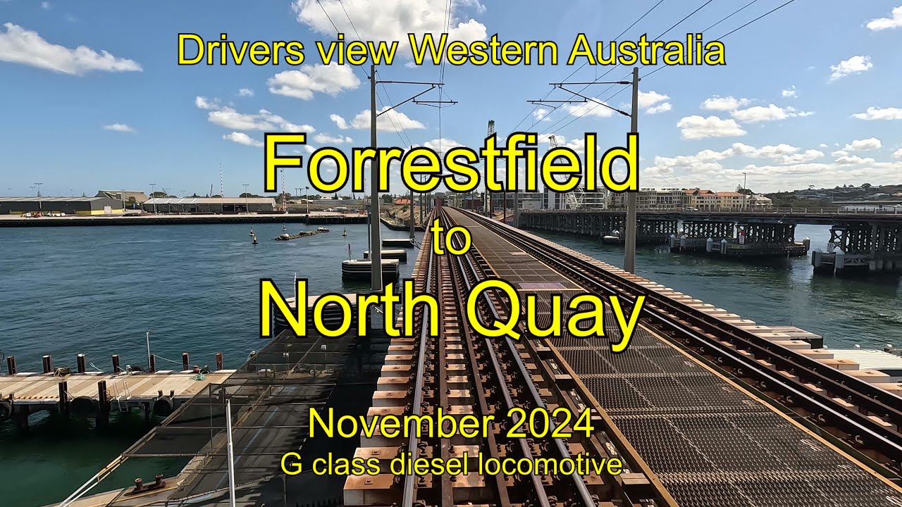 Drivers view, WA, Forrestfield to North Quay, Nov 2024