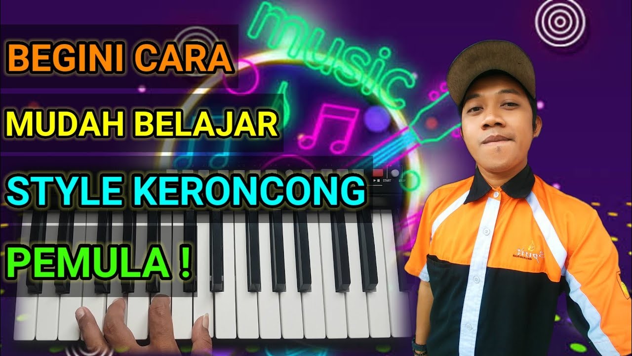 cara belajar keroncong di keyboard korg pa 300/600 dengan sangat mudah