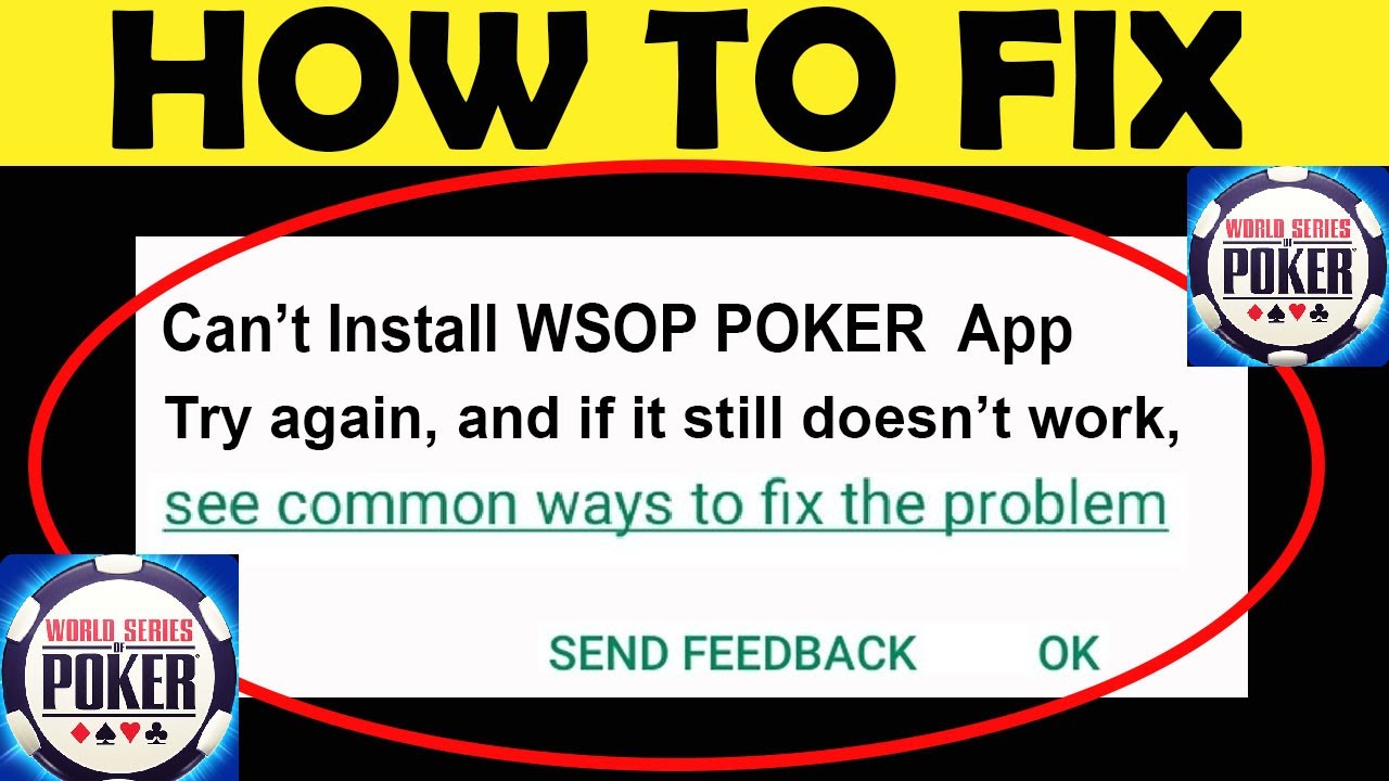 How to Fix Can't Install 