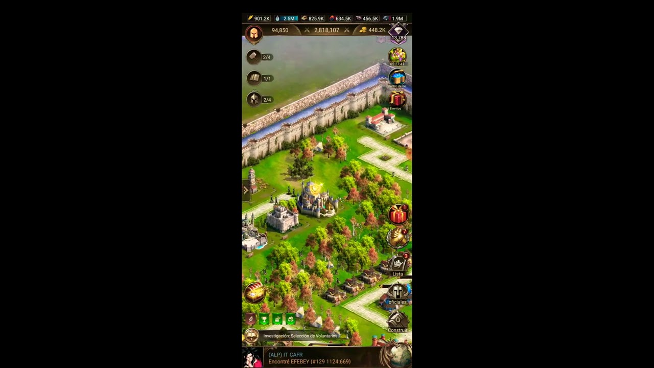 Rise of empire . ¿ Como enviar mis tropas a las las misiones del reino?