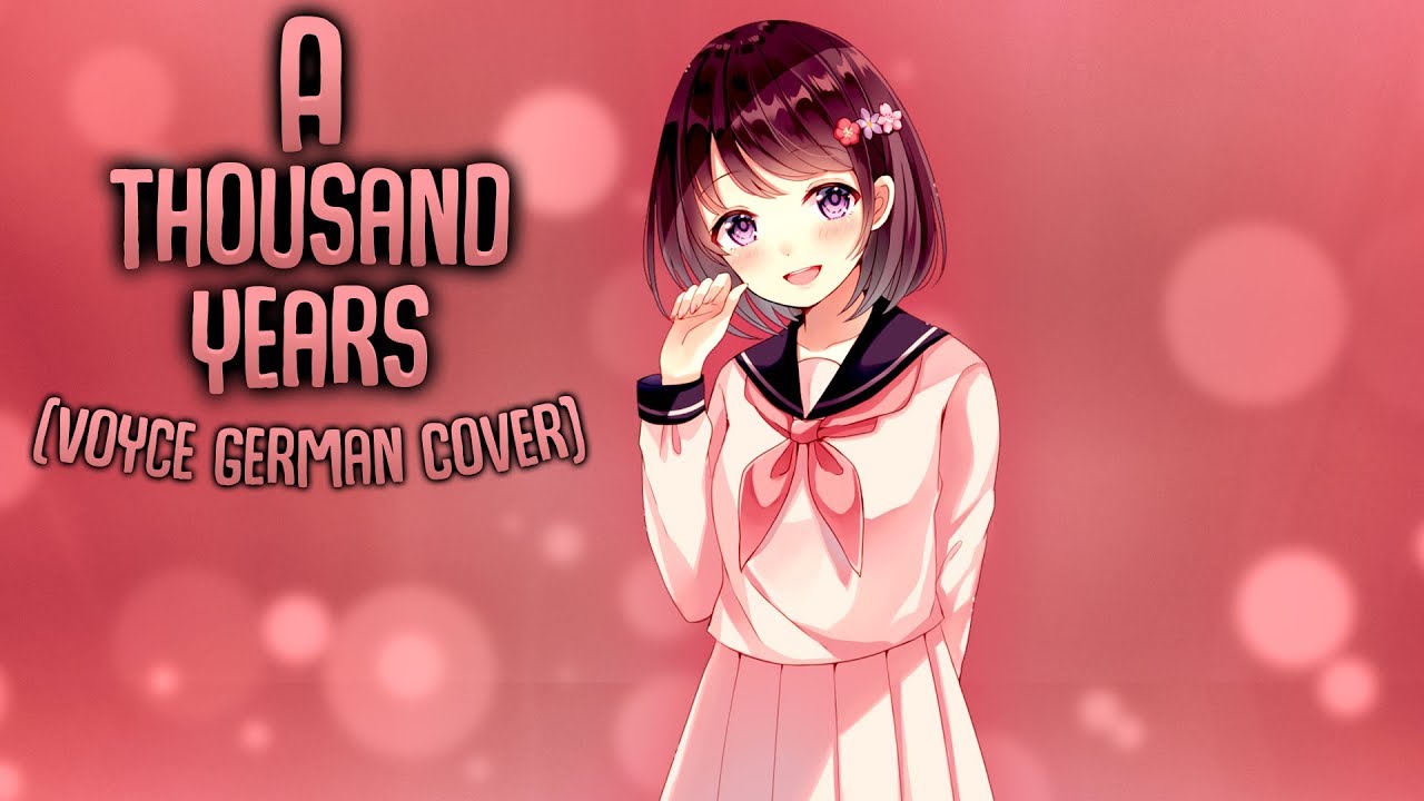 Nightcore - A Thousand Years (Voyce German Cover) (Lyrics)