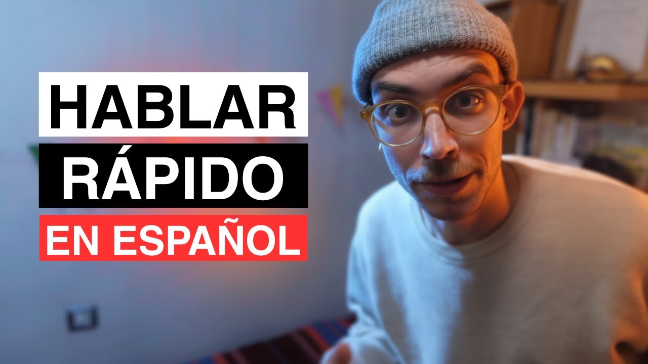 ¿Cómo hablar más rápido en español…? | Clase de pronunciación (4 minutos)