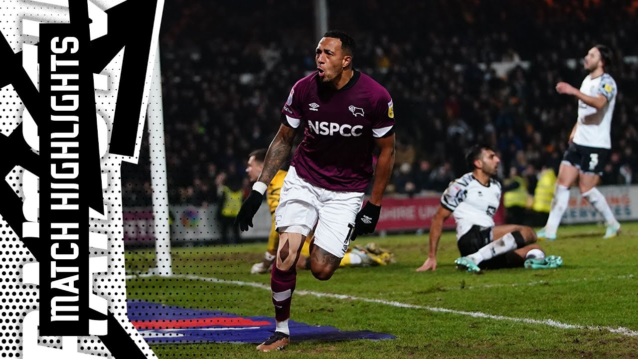 HIGHLIGHTS | Port Vale Vs Derby County