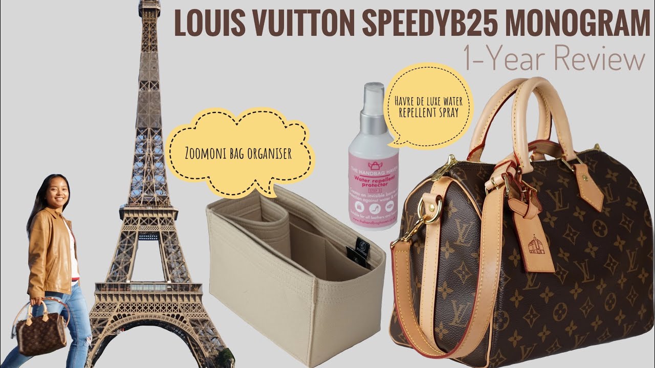 Louis Vuitton SpeedyB 25 Monogram | 1-year Review | PRINCESSA