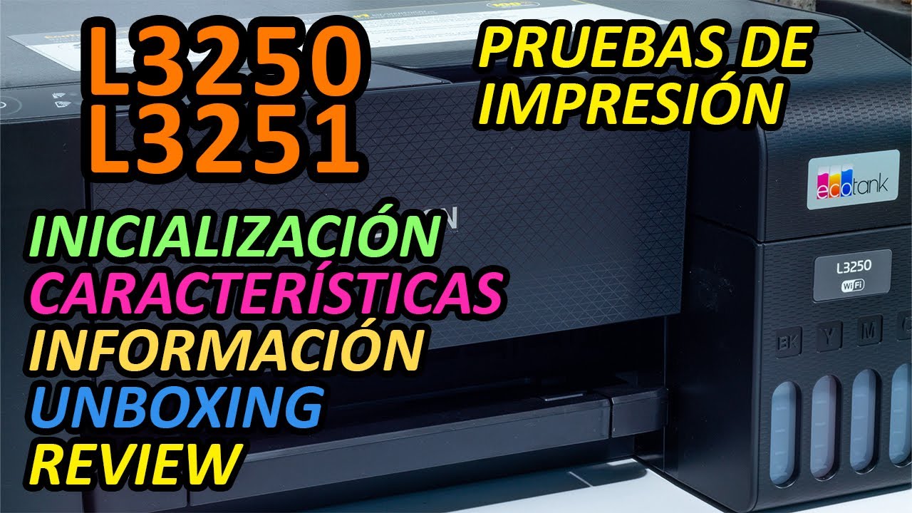 Принтер🖨️Epson L3250 L3251 ET-2812 ET-2815 ET-2400| Распаковка  Обзор  Инициализация  Доказательство