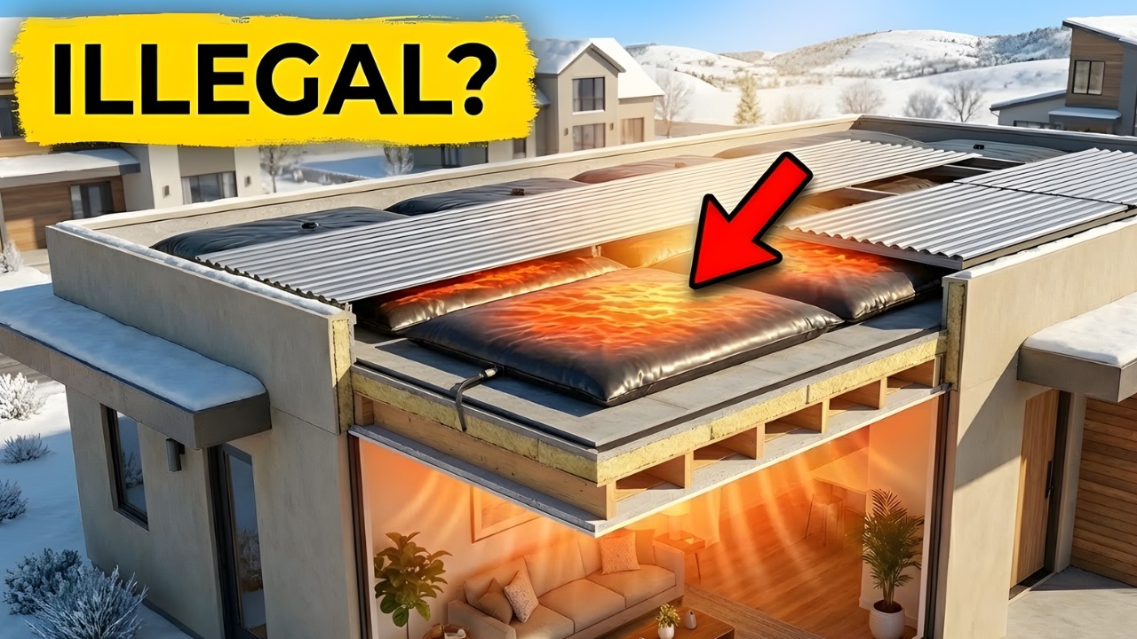 FREE Heating and Cooling From a Roof That Costs Almost Nothing. Why Did the Energy Industry Bury It?