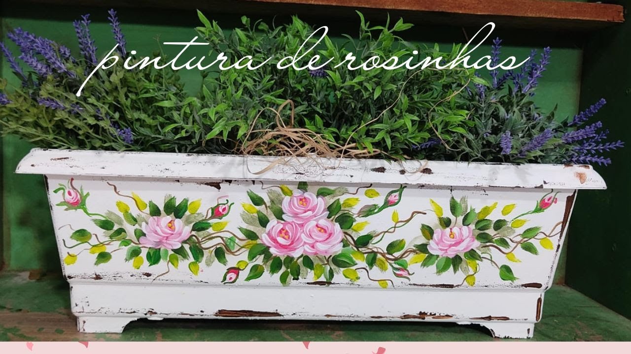 Como Pintar Rosas / Pintura Estilo Provençal