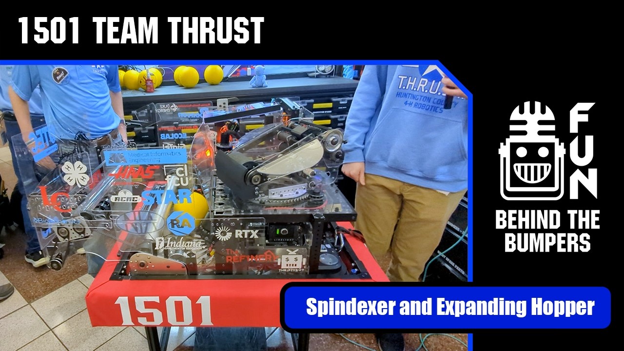 Команда 1501 THRUST | За кулисами | Робот FRC REBUILT