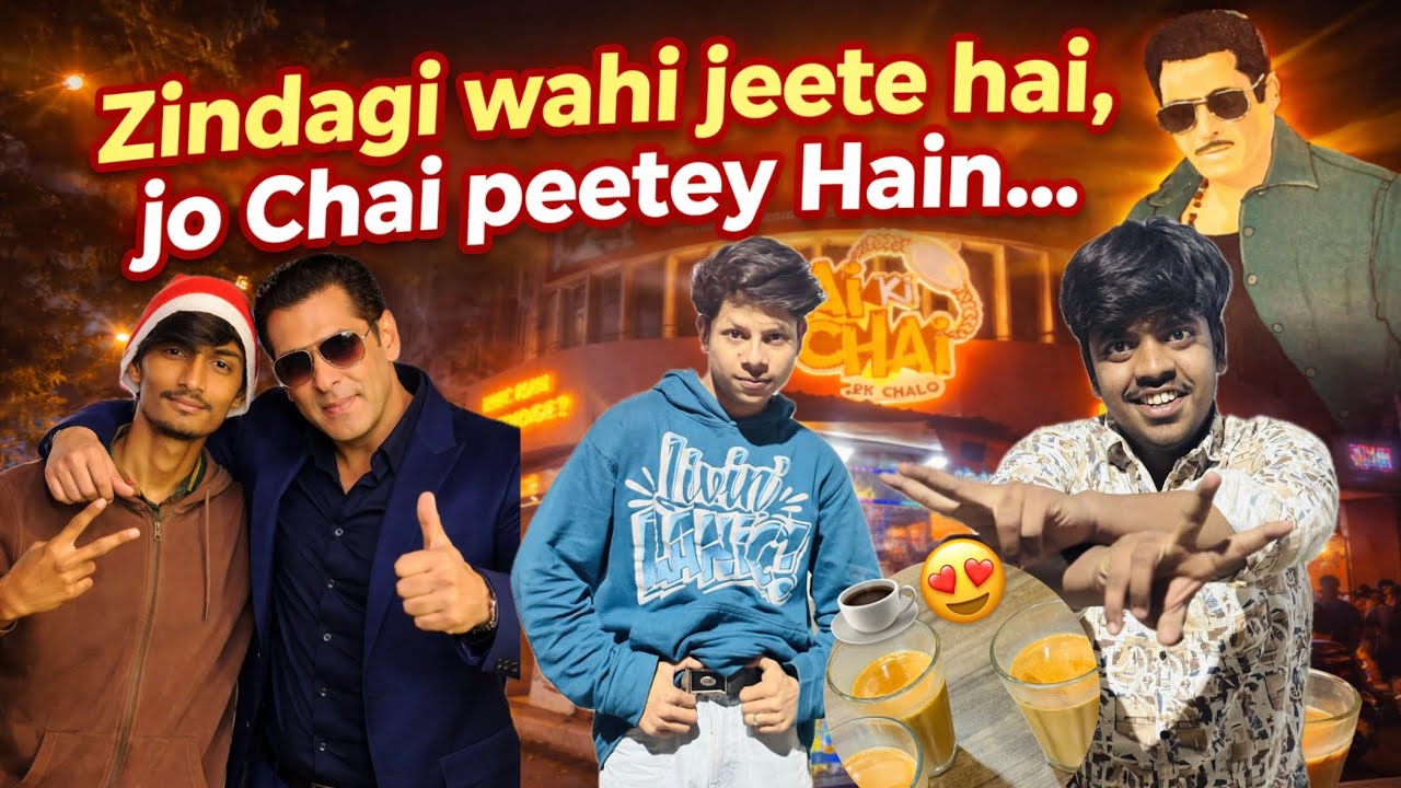 |ON HIS BIRTHDAY FINALLY WE MEET SALMAN KHAN😱😍| CHAI PE CHARCHA WITH SALMAN KHAN🔥!