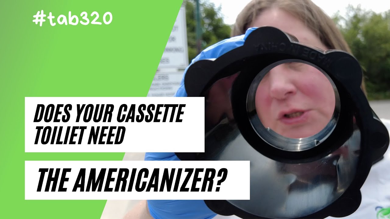 Does your cassette toilet need The Americanizer? #tab320 #cassettetoilet #rvhacks