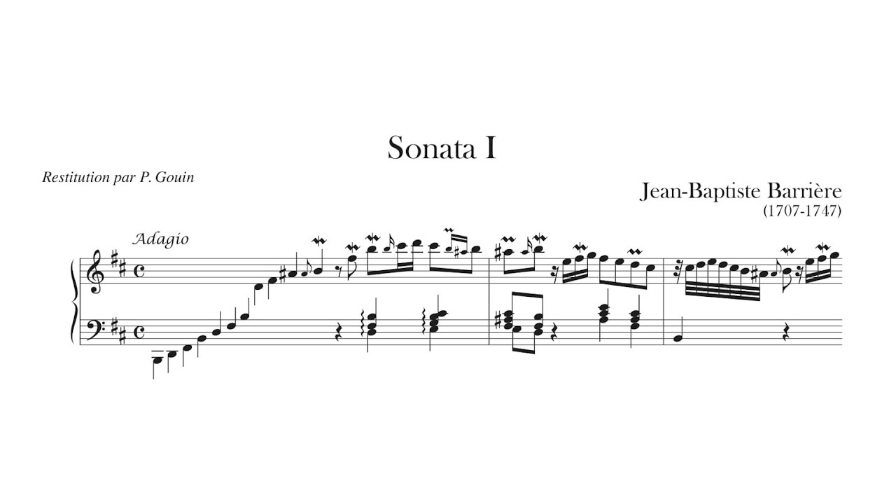 Jean-Baptiste Barrière – Sonatas for Harpsichord