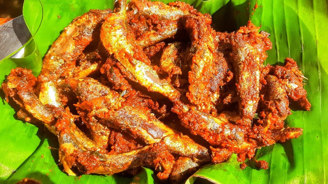 Mangalore style Taru Buthai masala fry/small sardine fry 