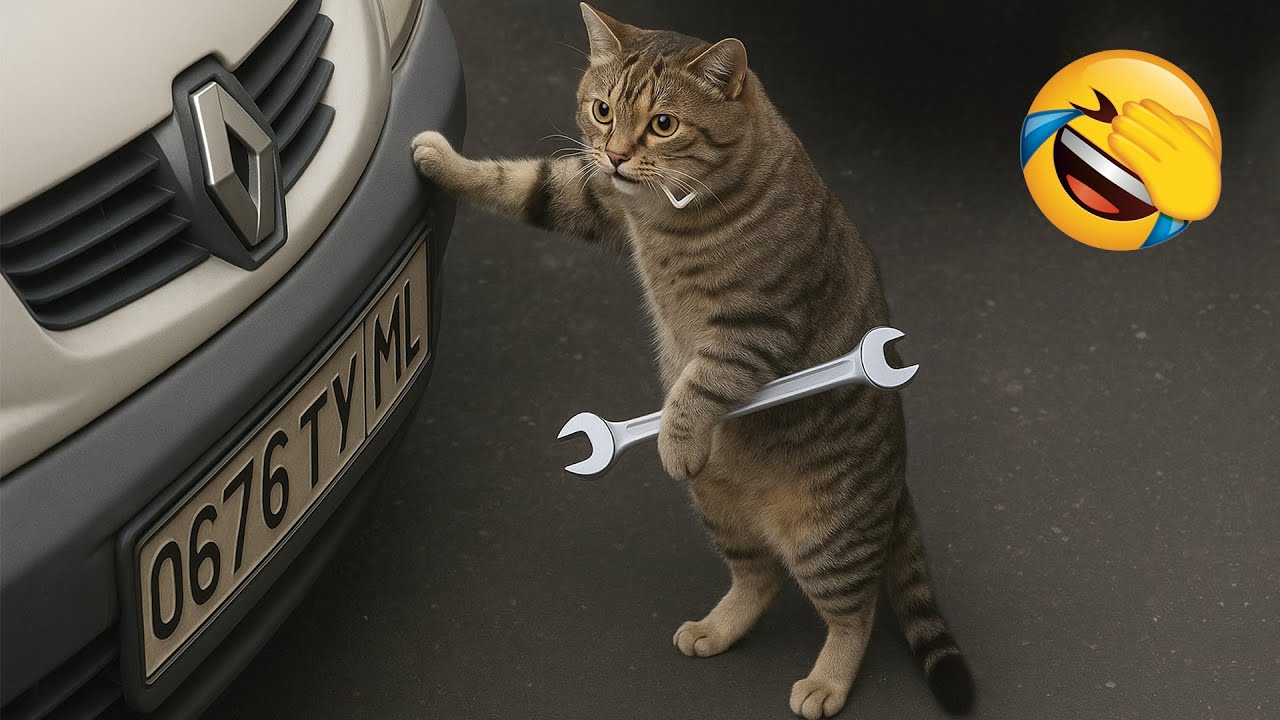 Постарайся не засмеяться 😂 Самые смешные кошки и собаки 😹🐶 Часть 12
