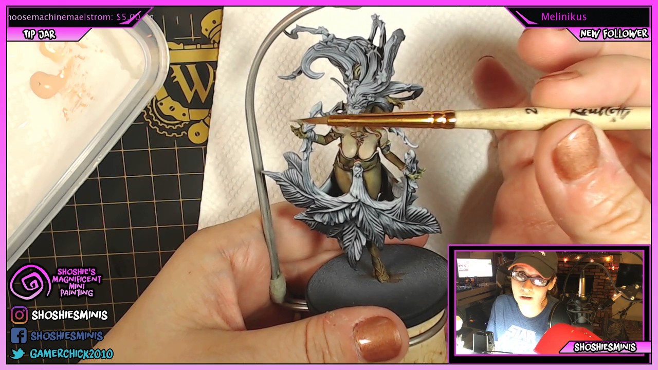 Painting Kingdom Death Flower Witch