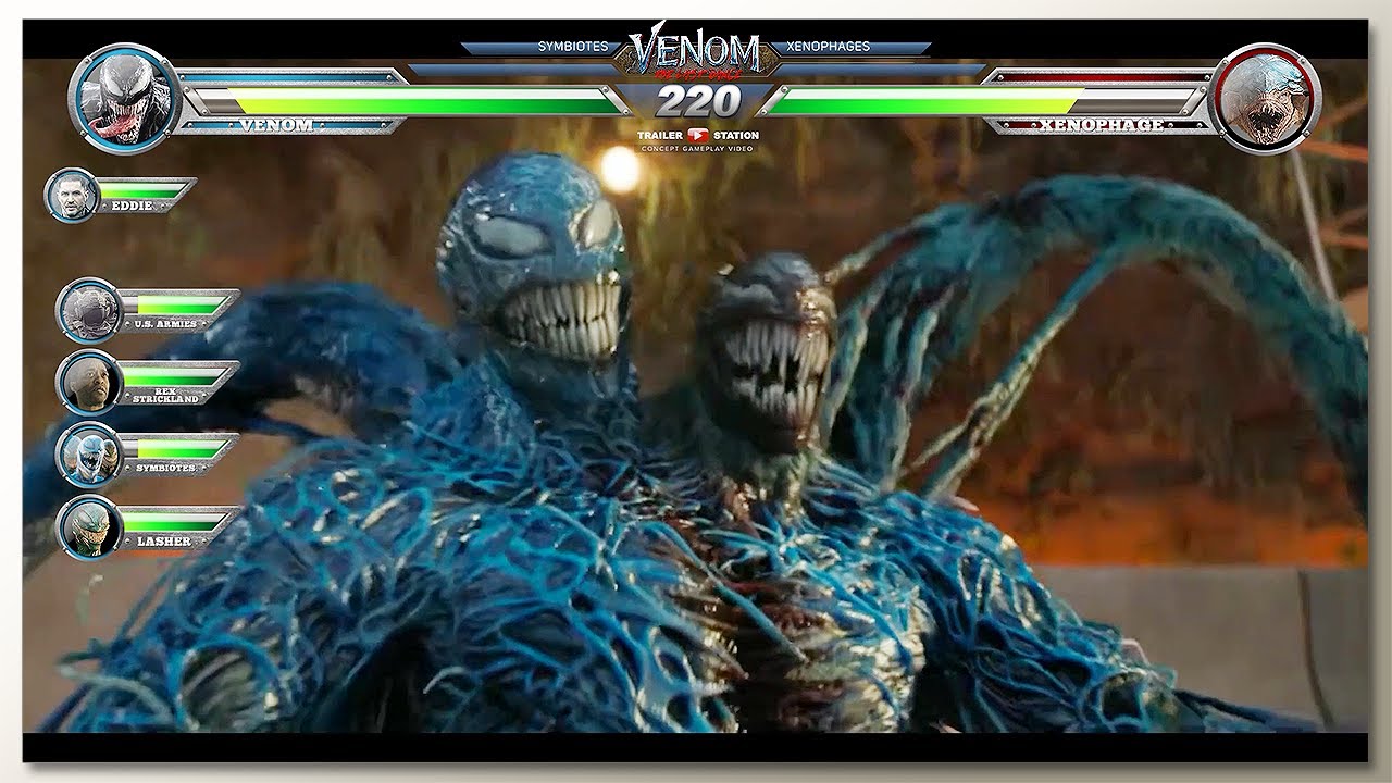 Team Symbiote vs Team Xenophage with Healthbars | Final Battle Part 1