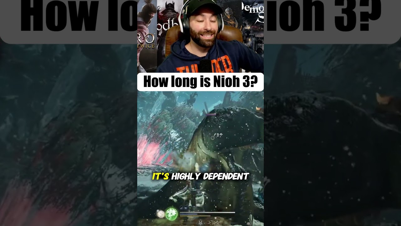 Сколько времени нужно, чтобы пройти Nioh 3?