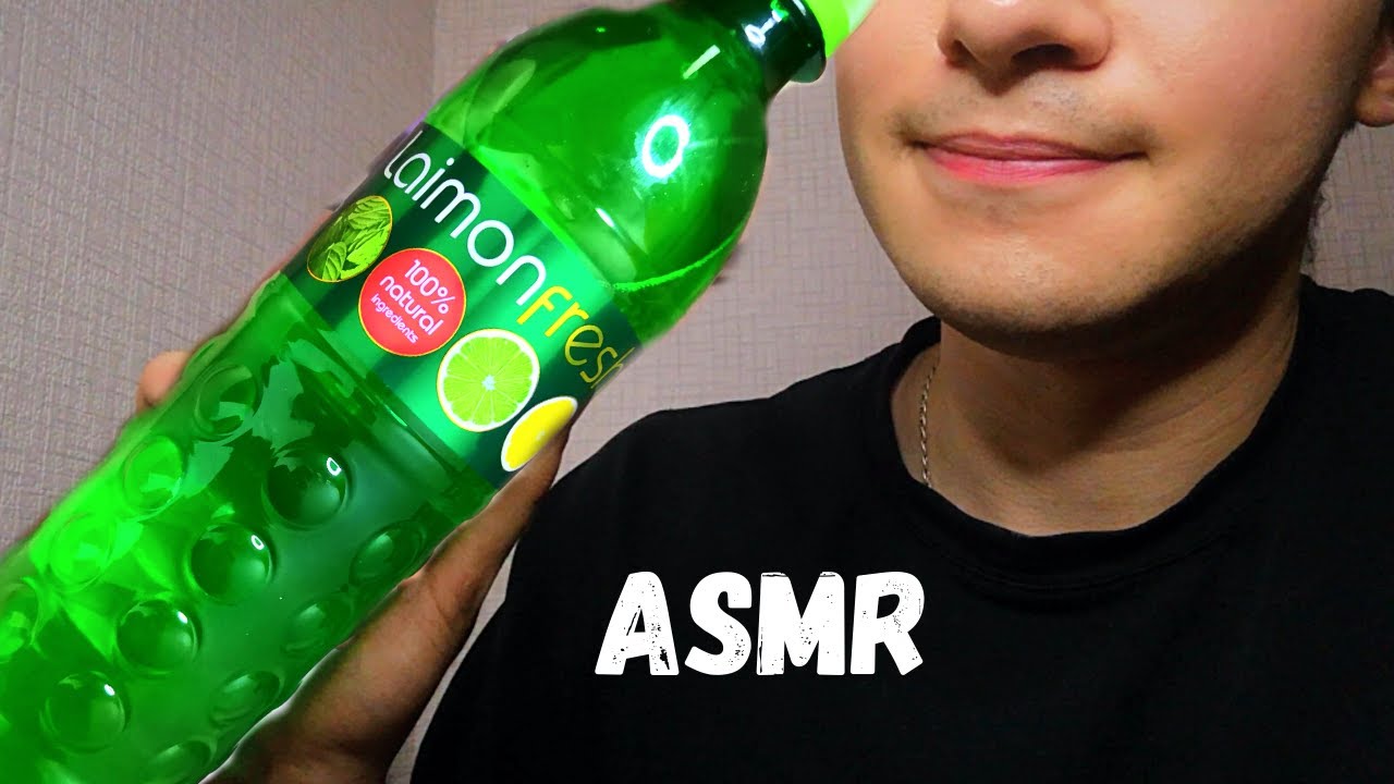 ASMR LAIMON FRESH | DRINKING GULPING SOUNDS | SODA MUKBANG