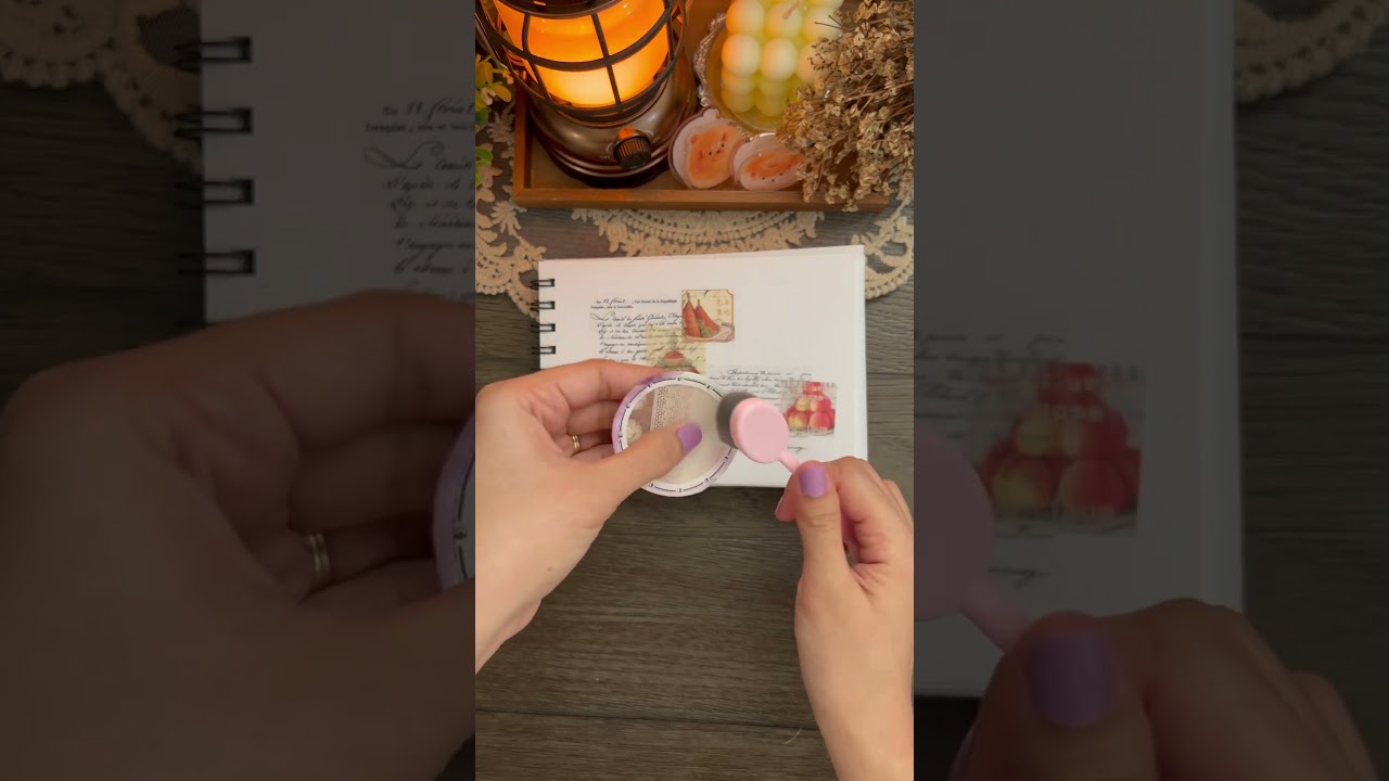 ASMR | scrapbooking | journal with me | paper sound #scrapbookinglayout #journaling #scrapbook