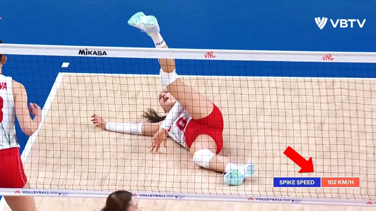 TOP 20 Craziest Spikes in Women's Volleyball History !!!