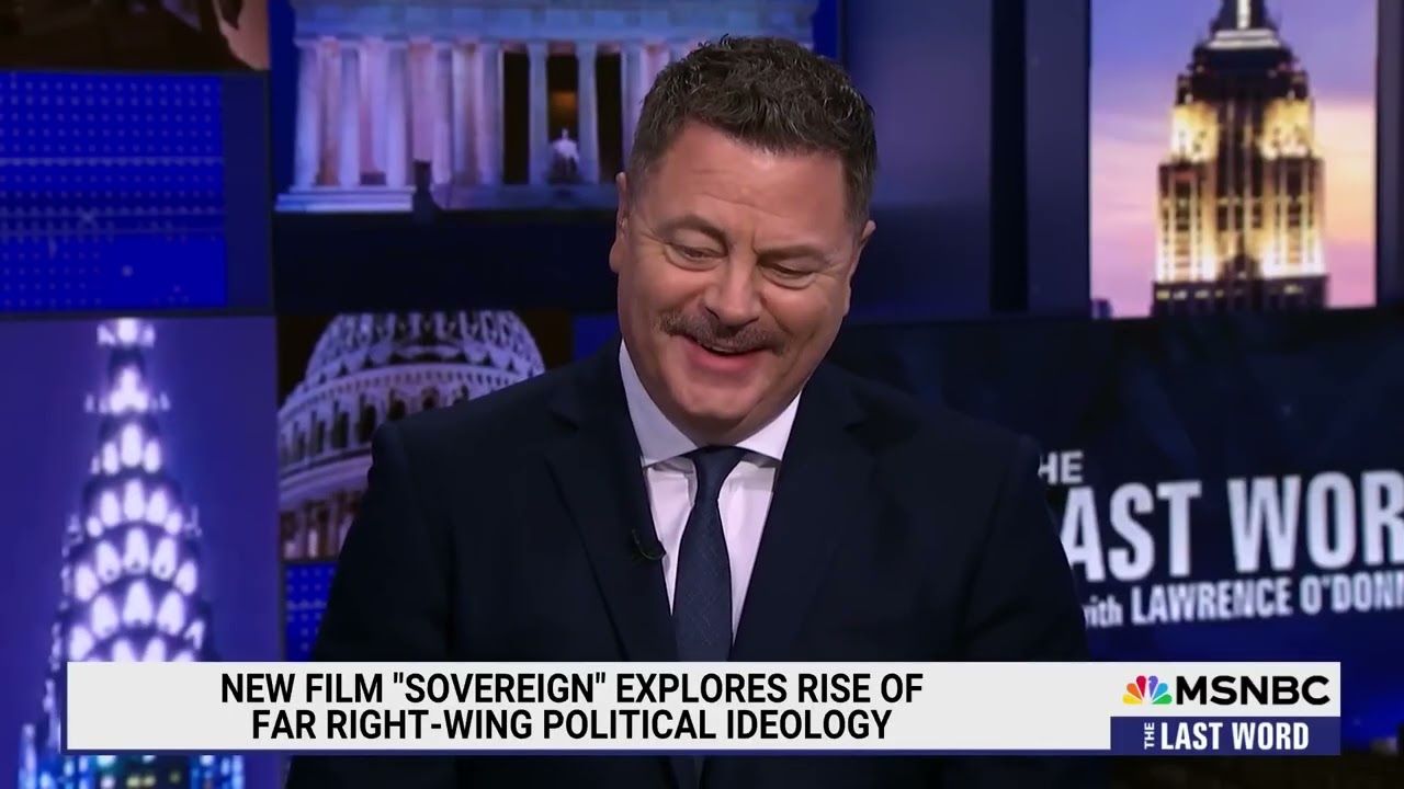 Nick Offerman stuns MSNBC news anchor: 