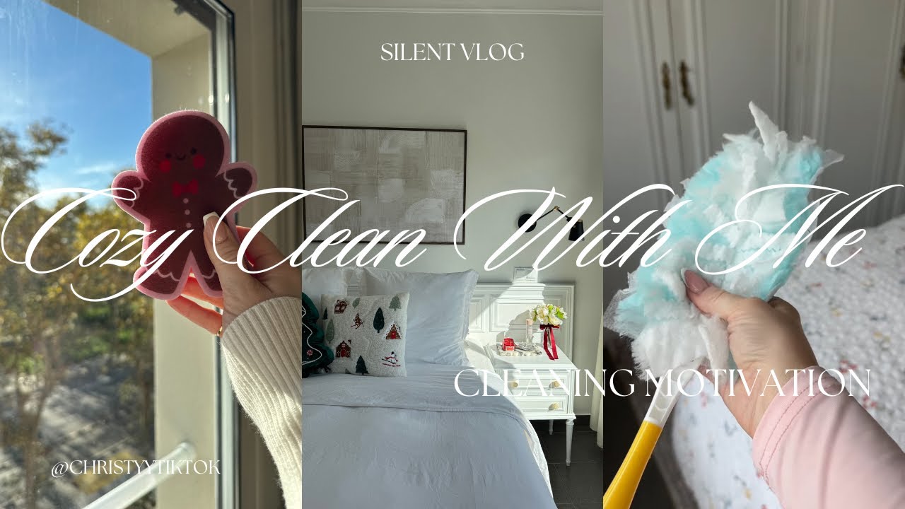 CLEAN & DECORATE WITH ME ❣️ *deep clean my entire apartment with me COZY ASMR*