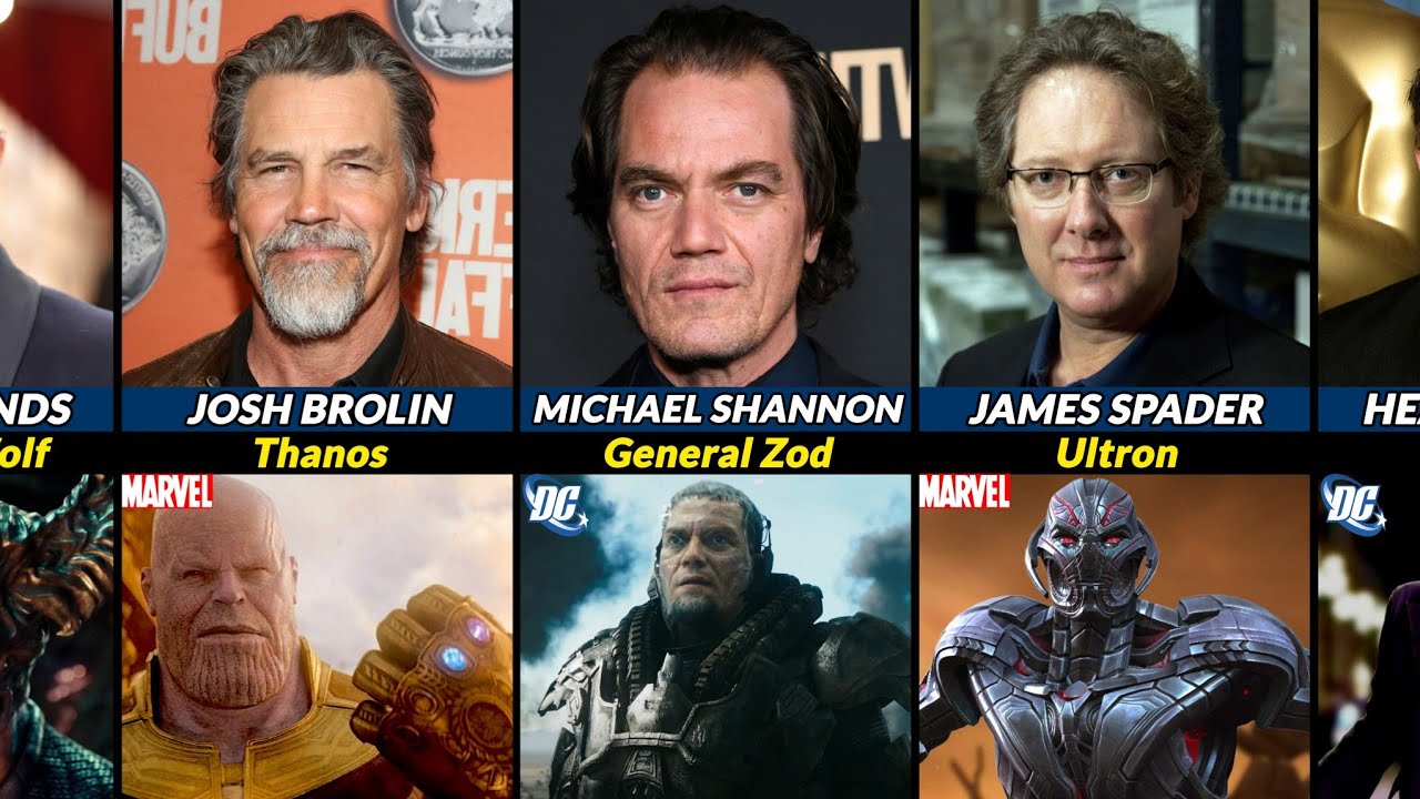 Actors Who Played Villains Characters : Marvel & DC