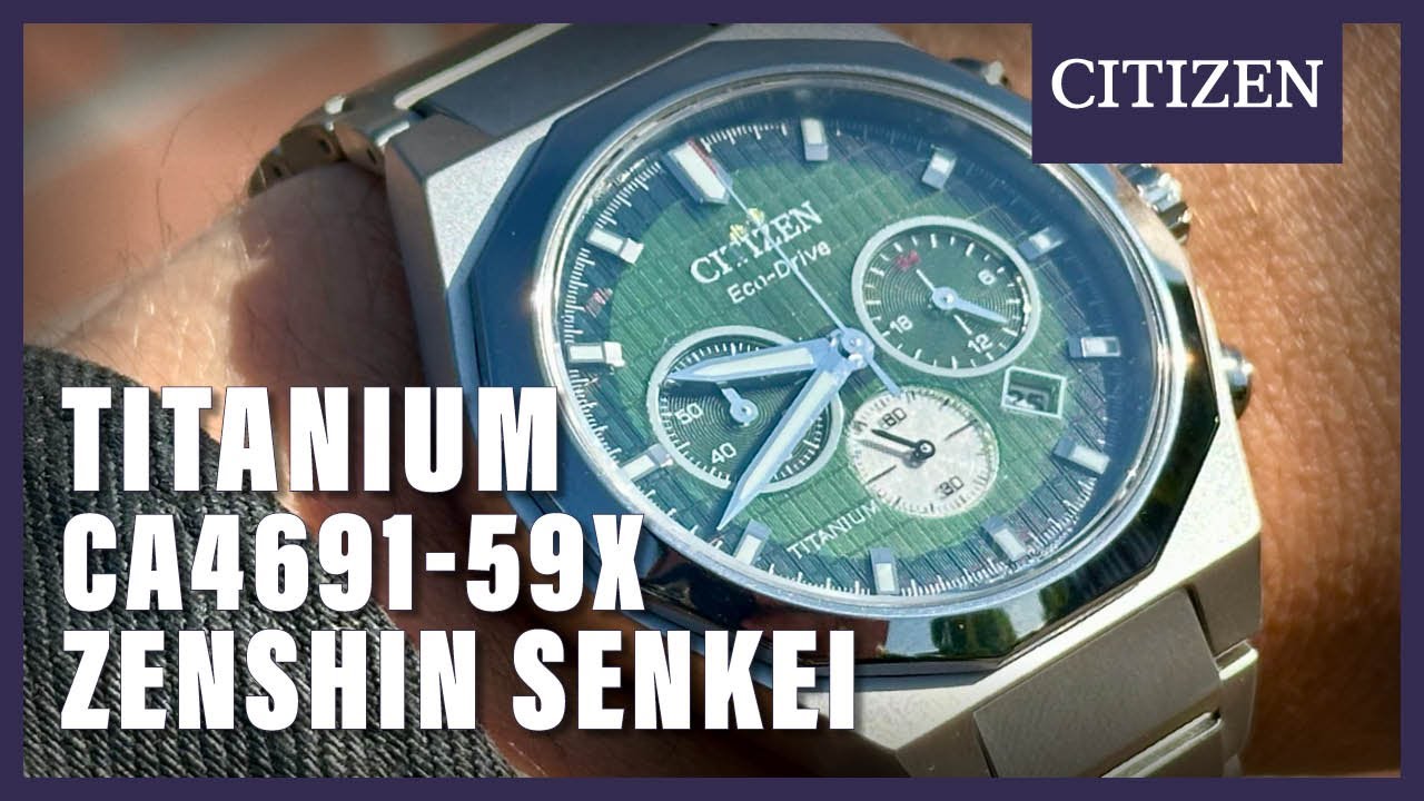 Unboxing The New Citizen Zenshin Senkei CA4691-59X Titanium Sapphire