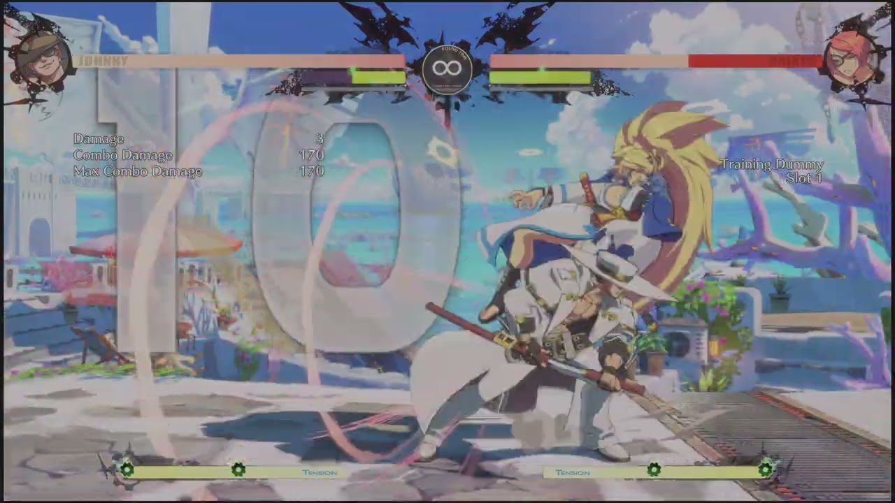 GGST Johnny Wild Assault Combo