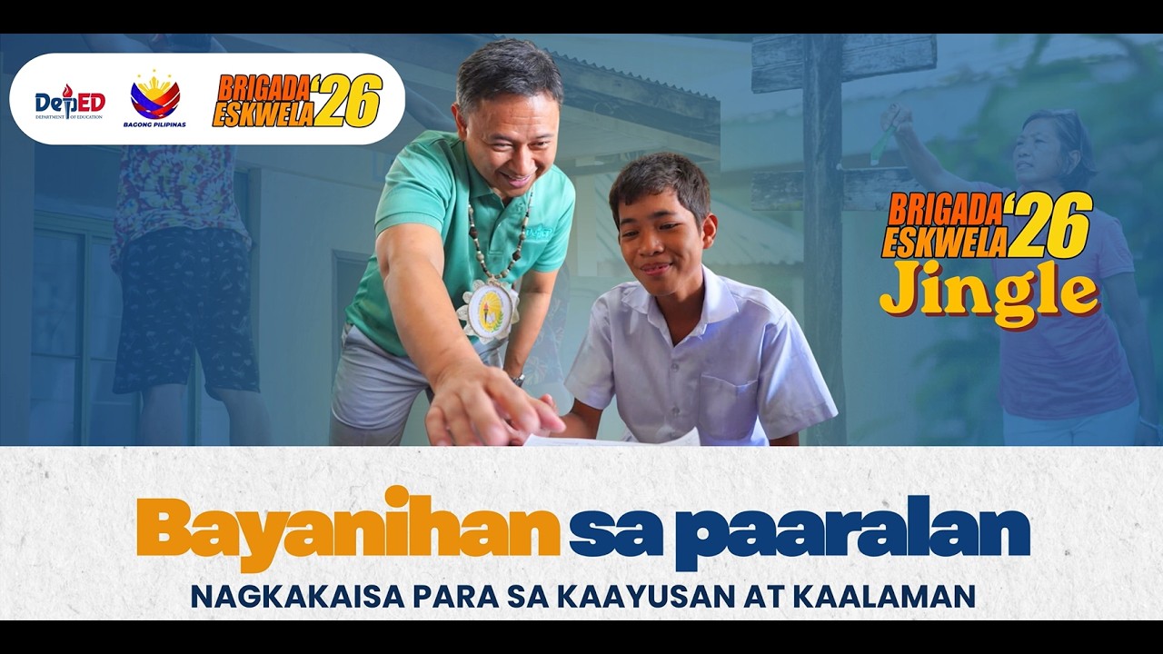 Official Brigada Eskwela 2026 Jingle and Theme Song | Bayanihan sa Paaralan (With Lyrics)
