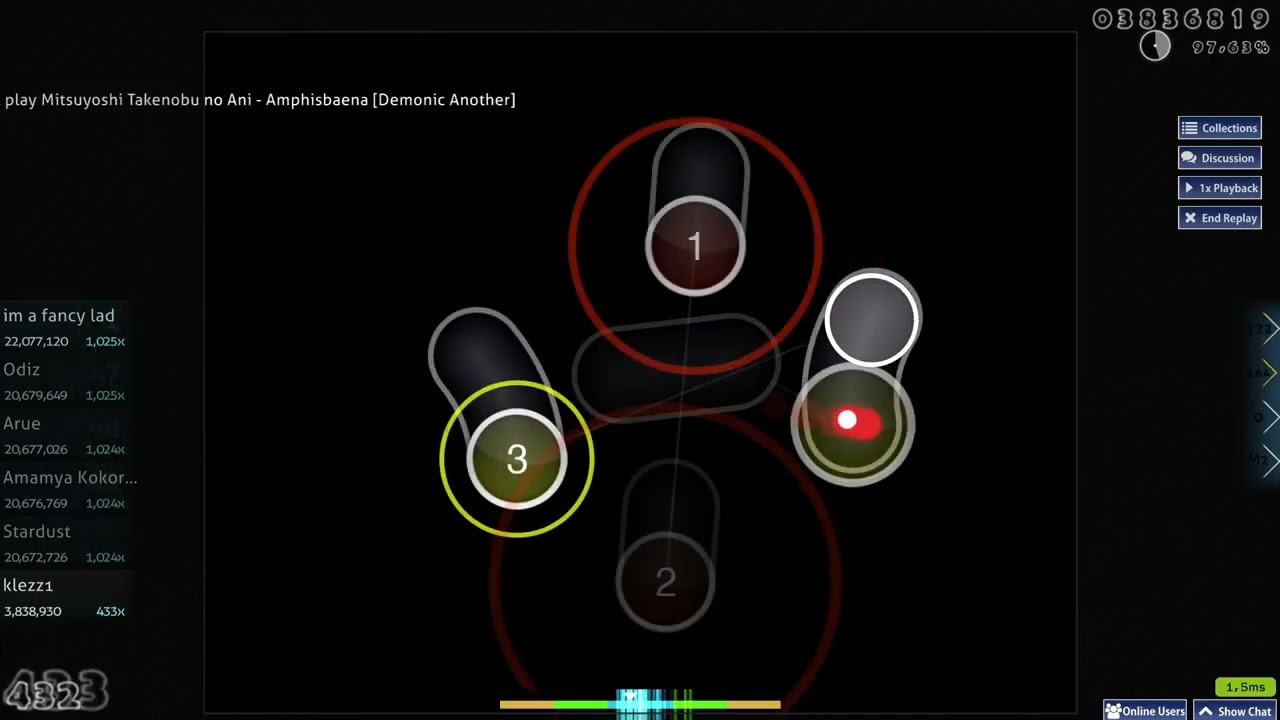 osu! 6.13 ⭐ Mitsuyoshi Takenobu no Ani - Amphisbaena 2❌