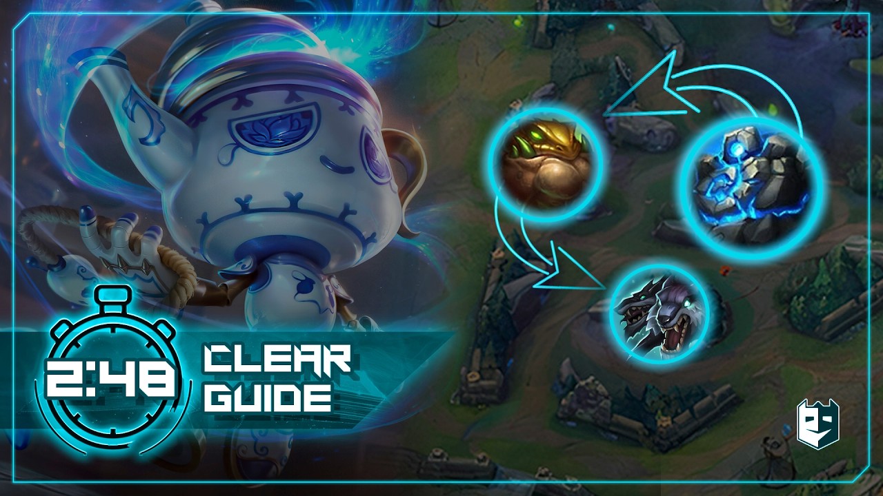 Amumu Full Clear Guide &ndash; 2:48 Blue Start (Krugs First) Jungle Path (Explained)