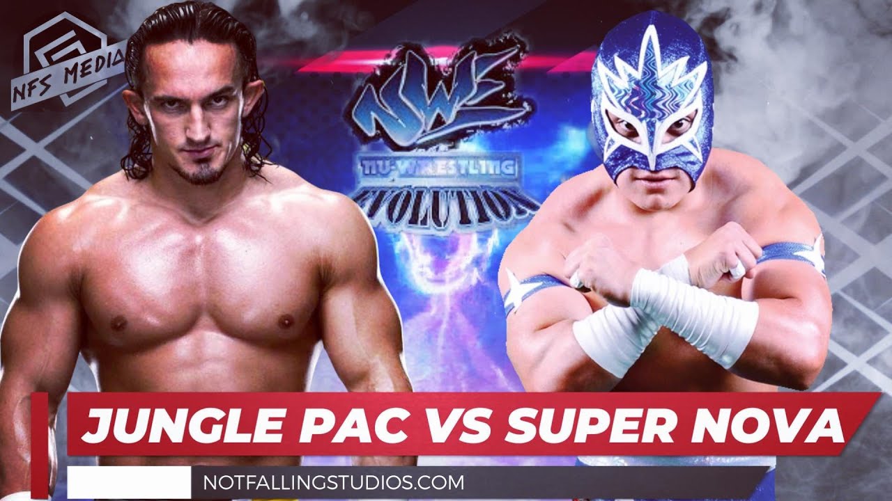 Jungle Pac VS Super Nova #pac #wrestling #nwe #nfsmedia