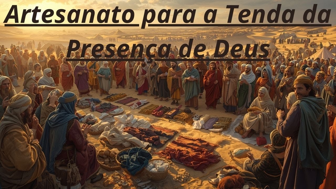 Êxodo capítulo 35: Artesanato para a Tenda da Presença de Deus