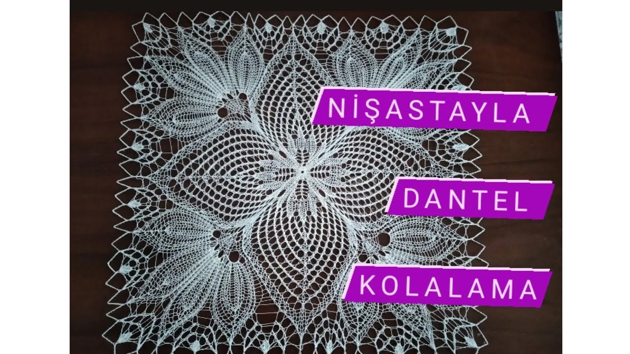 Nişastayla dantel kolalama #dantelkolalama #dantelgerdirmesi #knitting