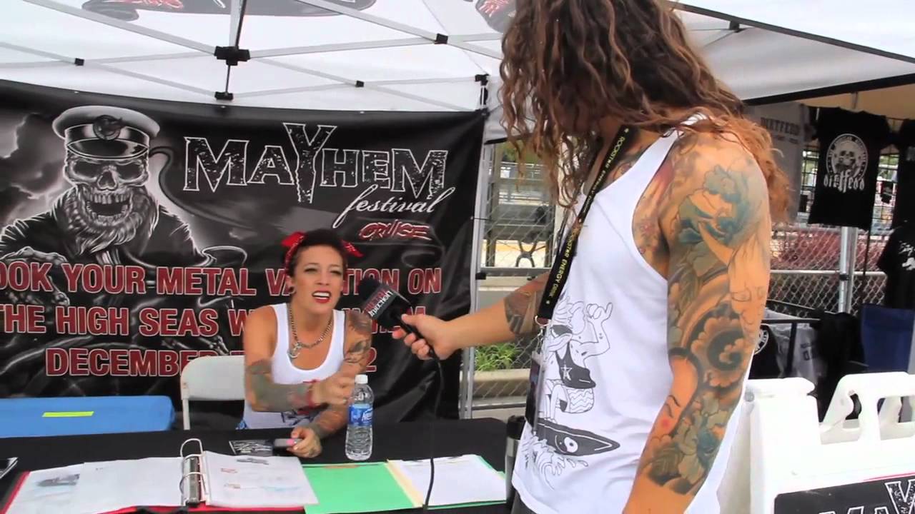 MAYHEM FEST Backstage Walthrough with Nick from AS I LAY DYING on Metal Injection