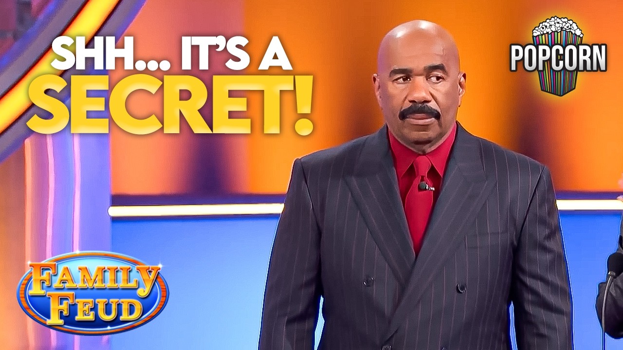 Steve Harvey Can't Believe These Secrets! Best SECRET Questions and Answers | Family Feud