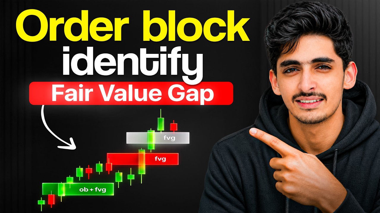 Order Block + Fair Value Gap Complete Guide | SMC Trading Course Class 3 (Urdu/Hindi)