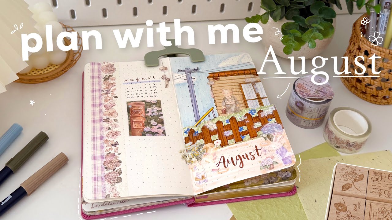 Planea conmigo | Bullet Journal Agosto 2025 🎐