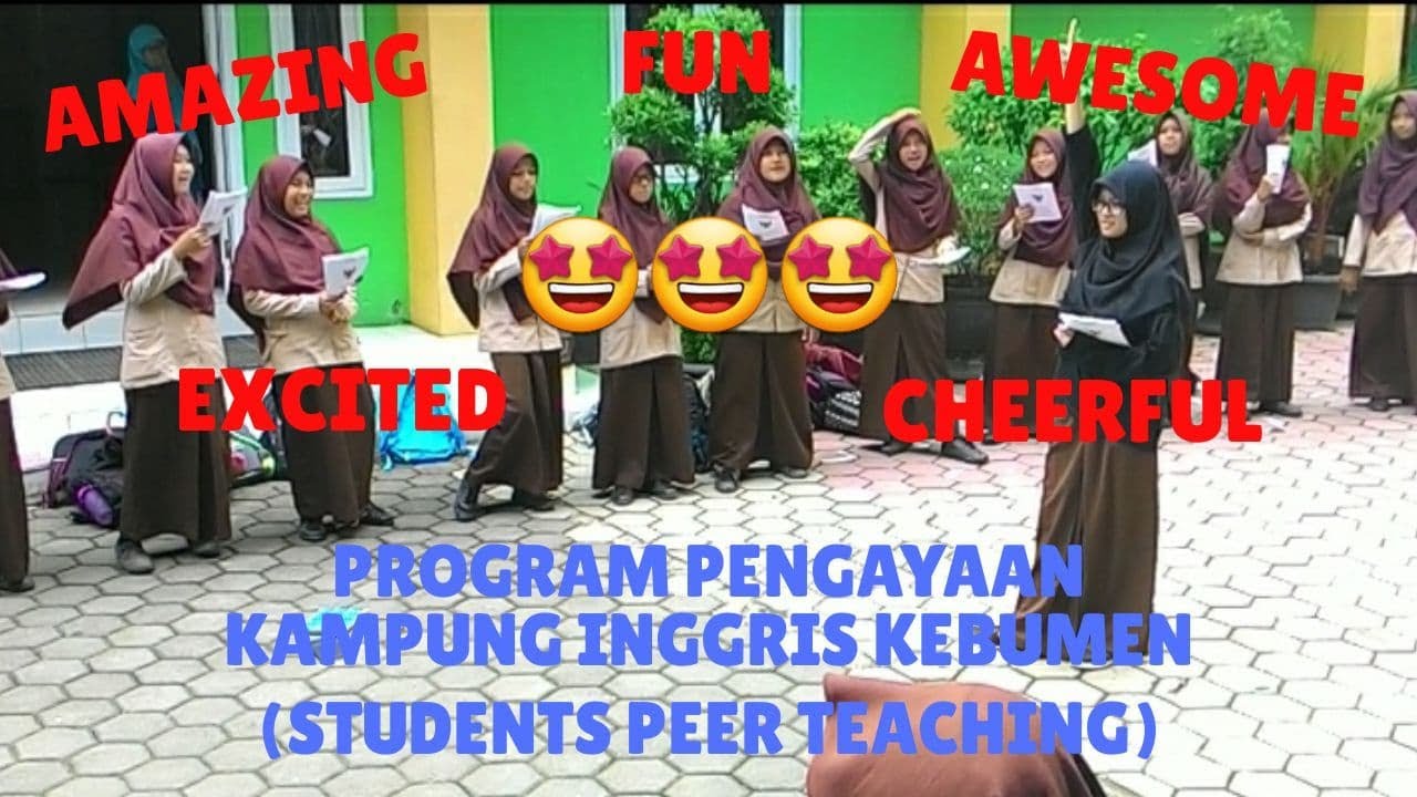Teaching English with Fun || Students Peer Teaching || Program Pengayaan KIK
