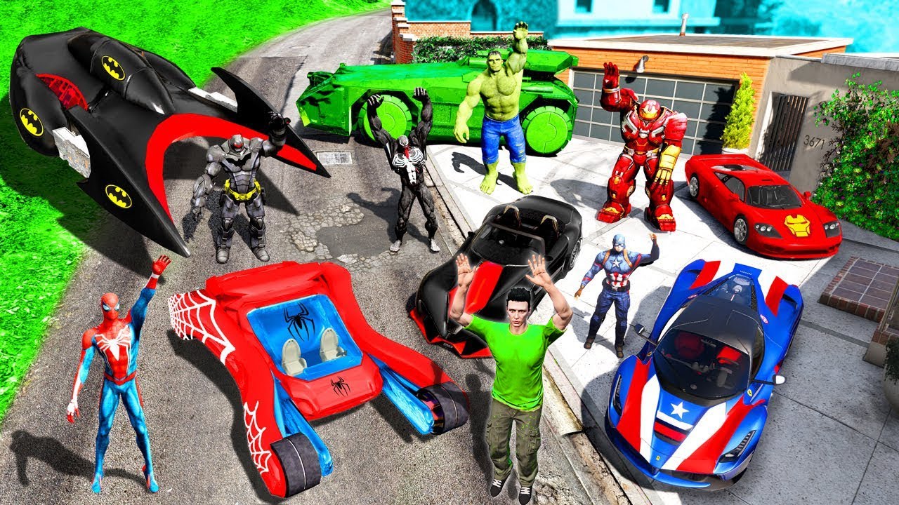 Colectez TOATE Masinile SUPEREROILOR in GTA 5!