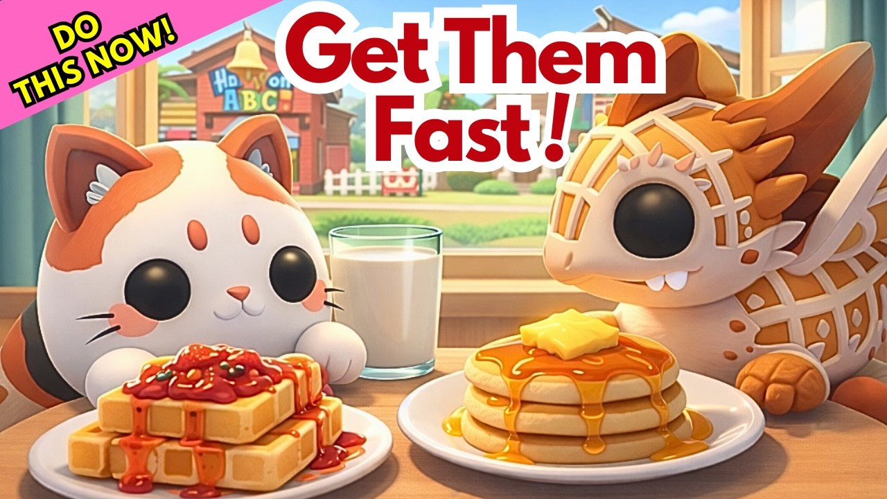 How to Get Mochi Meow & Waffle Wyrm Fast in Adopt Me! Do This Now!