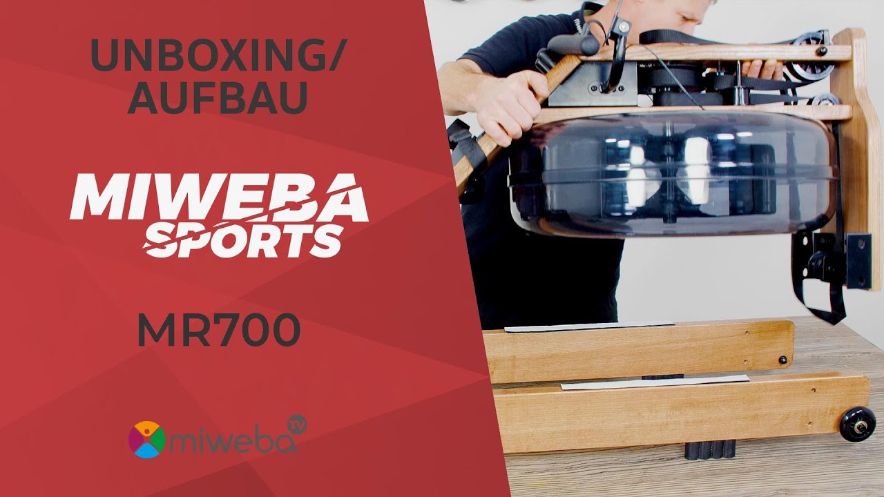 Premium Ruderger&auml;t mit Wasser MR700 - Unboxing & Aufbau | Montage Anleitung & Tipps | Miweba Sports
