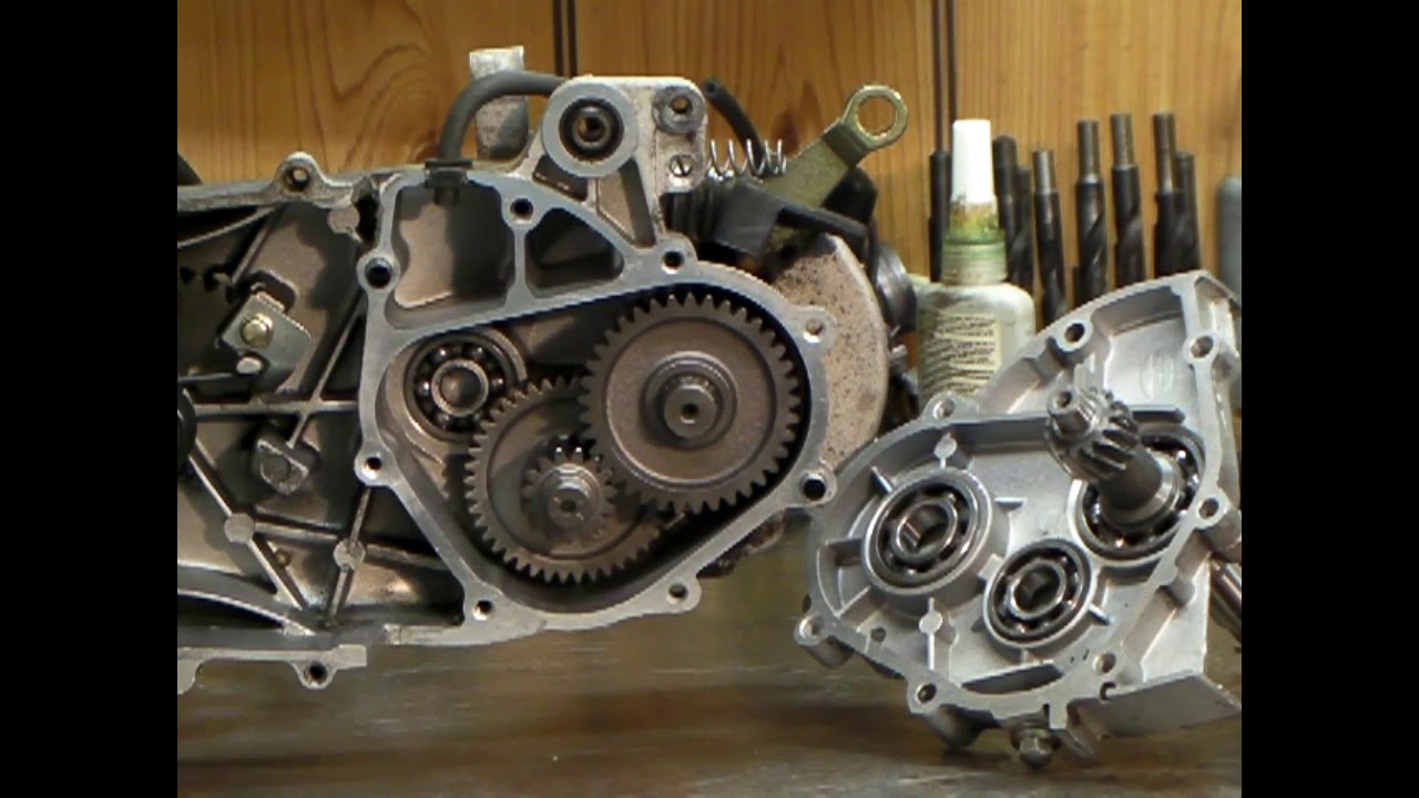 GY6 150  chinese scooter gear change for more top speed.