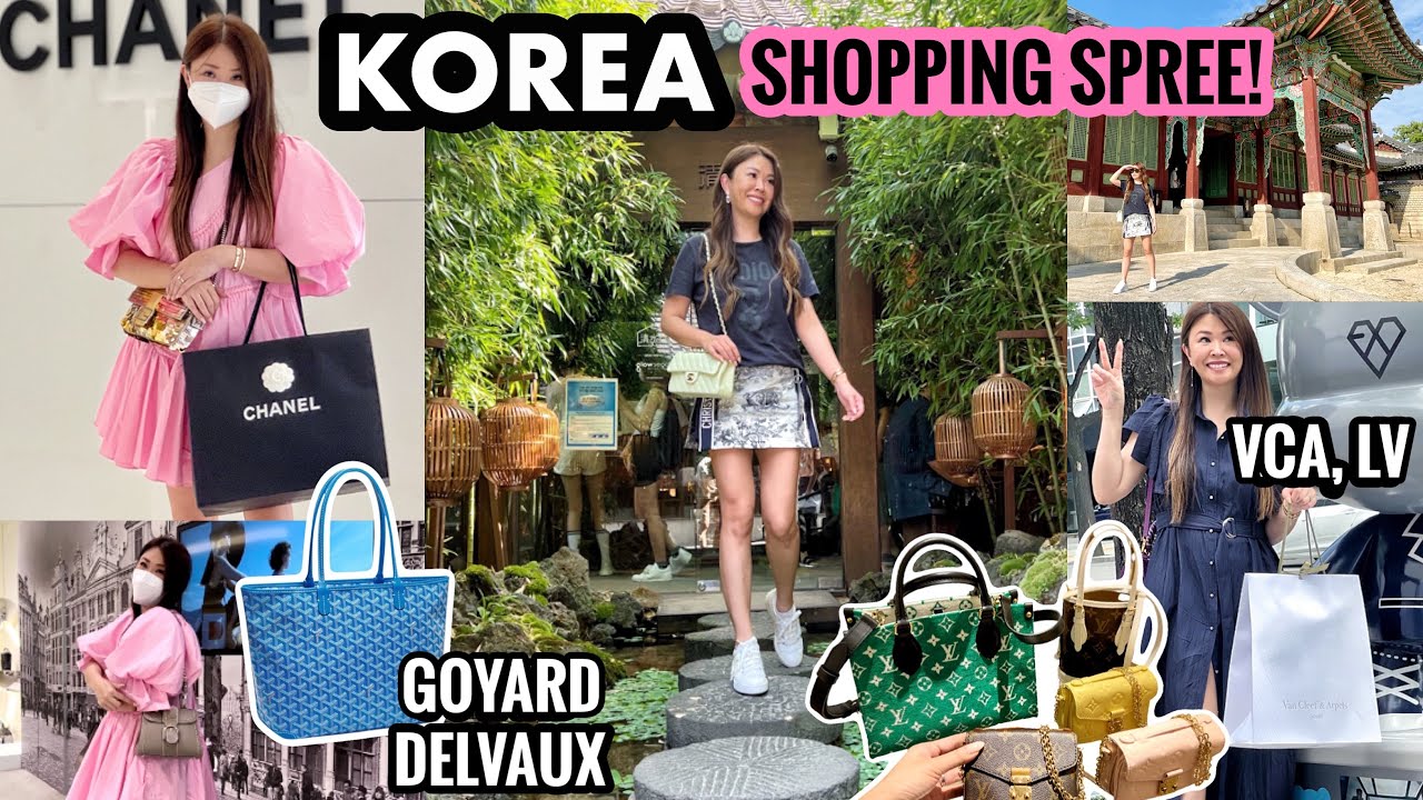 KOREA SHOPPING VLOG  *Honest Chanel Experience* + Delvaux, Goyard, Cafe hopping in Seoul 🇰🇷