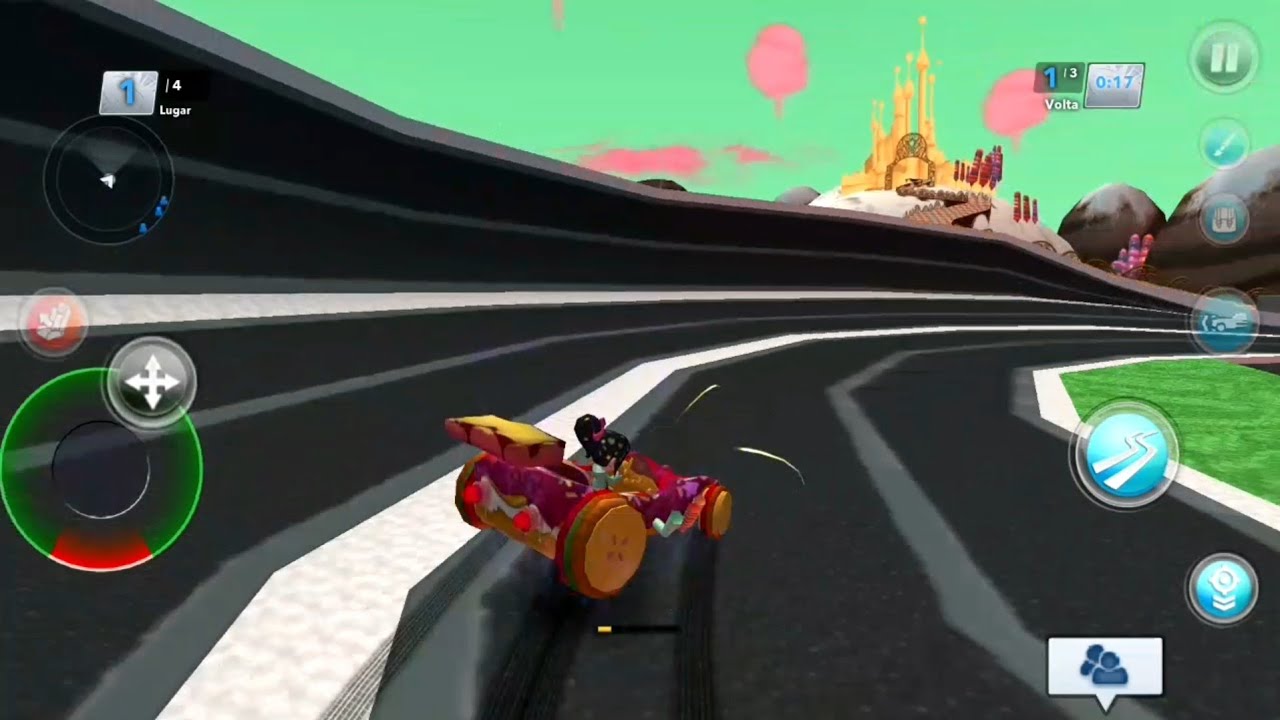 Disney Infinity: Toy box 2.0 Android gameplay! Vanellope na corrida doce