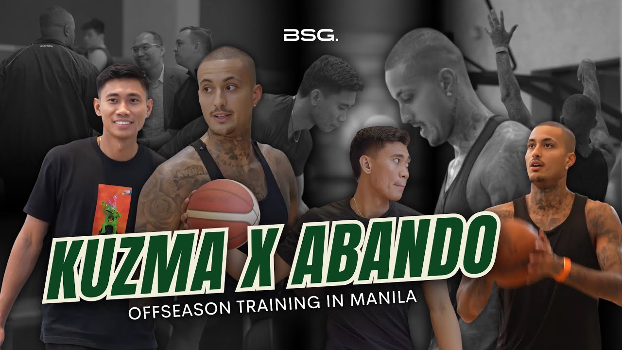 Kyle Kuzma Meets Rhenz Abando | Manila Workout & Hoops Session